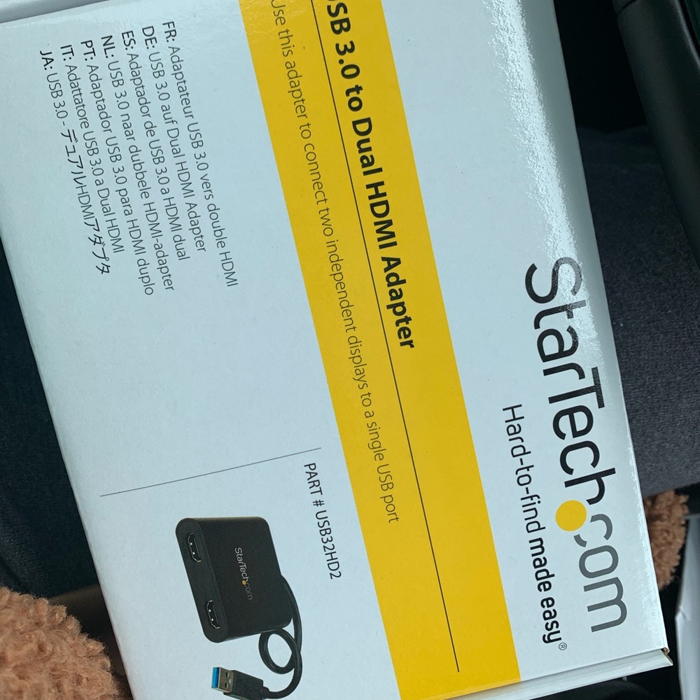 Brand new USB adapter for dual monitors